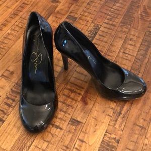 Jessica Simpson black heels